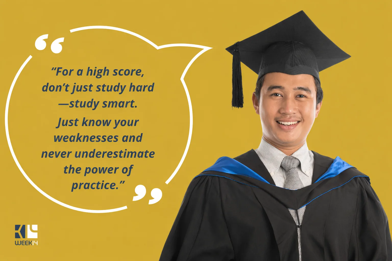 Student preparing confidently for SAT and ACT exams
